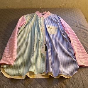 Ralph Lauran Polo stripped button up
